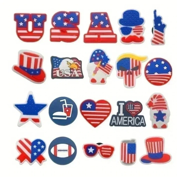 USA Jibbitz Shoe Charms - Picture 3 of 3